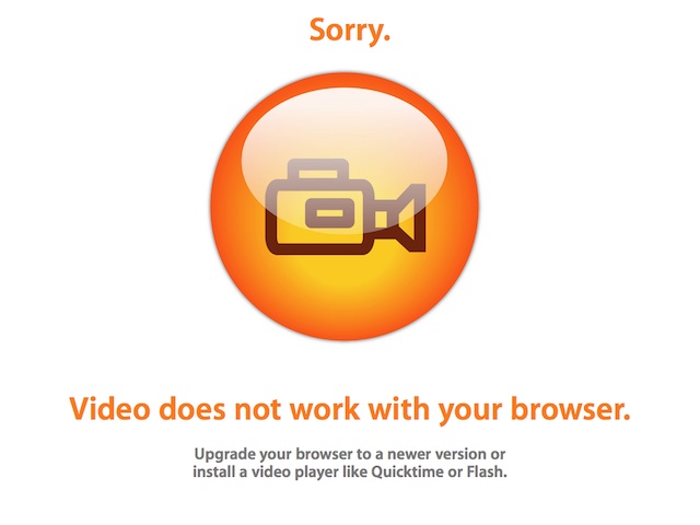 Video problem...